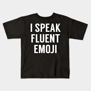 fluent emoji Kids T-Shirt